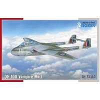 Special Hobby 1/72 DH.100 Vampire Mk.I 'RAF, RAAF and Armée de l'Air' Plastic Model Kit *Aus Decals*