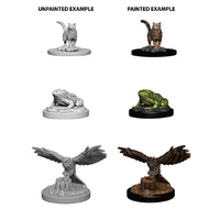 WizKids Deep Cuts Unpainted Miniatures Familiars