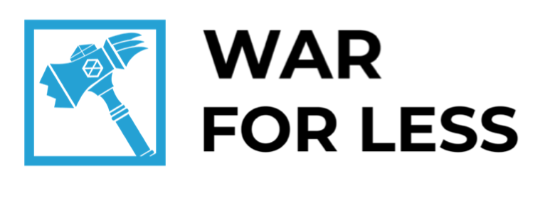 War for Less logo